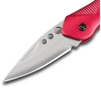 Munkees Universalmesser Klappmesser II in Rot f&uuml;r Alltag, Outdoor und Reise,