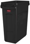 Rubbermaid M&uuml;lltrennsystem Rubbermaid Slim Jim&reg; mit Bel&uuml;ftungskan&auml;len, 60 l,