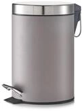 Zeller Present Kosmetikeimer, 3 ltr., Metall, grau, &Oslash;17 x 26 cm