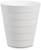 Zeller Present Badm&ouml;bel-Set Abfalleimer, 13,5 ltr., Kunststoff, wei&szlig;