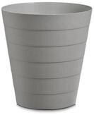 Zeller Present Badm&ouml;bel-Set Abfalleimer, 13,5 ltr., Kunststoff, grau