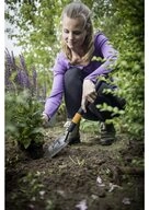 Fiskars Blumenkelle QuikFit Blumenkelle (schwarz/orange, 7,5cm)