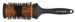 DENMAN Rundb&uuml;rste Denman Head Hugger, Taillierter B&uuml;rstenk&ouml;rper schwarz &Oslash; 53 mm
