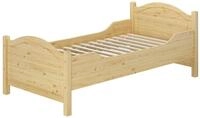 ERST-HOLZ Massivholzbett Holzbett 90 x 220 cm Seniorenbett Extra Hoch Kiefer