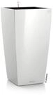 Lechuza&reg; Pflanzk&uuml;bel Cubico 40 - wei&szlig; hochglanz, Komplettset