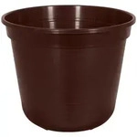 Geli Blumentopf Blumentopf Standard 24 braun braun &Oslash; 24 cm x 20.5 cm