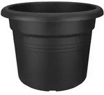 Elho Pflanzk&uuml;bel green basics cilinder schwarz 40 cm