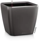 Lechuza&reg; Pflanzk&uuml;bel Quadro LS 43 - anthrazit metallic, AIO Komplettset