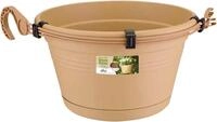 Elho Blumenampel Elho H&auml;ngeampel Green Basics terracotta &Oslash; 28 cm