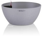 Lechuza&reg; Pflanzschale Pflanzschale Cubeto Stone 40 steingrau (Komplettset)