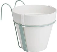 Elho Blumentopf Elho Pflanztopf Loft Urban mit Balkonhalter &Oslash; 20 x