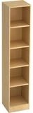 HAMMERBACHER Regal Regal schmal 5 OH BxTxH 40,6x40x200,4cm Sockelblende Ahorn