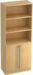 HAMMERBACHER Regal Regal 5 OH 80x42x200,4cm 2 T&uuml;ren unten Sockelblende Griff CE