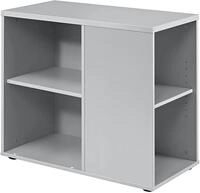 HAMMERBACHER Container Anstellcontainer BxTxH 400x800x720-760mm Grau