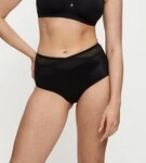 Triumph Shapingslip True Shape Sensation Mesh-Eins&auml;tze, Stretch-T&uuml;ll, Wickel-Optik