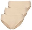 Schiesser Slip Damen-Slip "Cotton Essentials" 3er-Pack Single-Jersey Uni