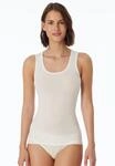 Tanktop SCHIESSER "Personal Fit", Damen, Gr. L, beige (412, naturwei&szlig;), Single