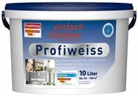 Wilckens Farben Wand- und Deckenfarbe 10 Liter Profiweiss Wandfarbe Weiss