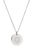Liebeskind Berlin Kette mit Anh&auml;nger Keep Loving Edelstahl
