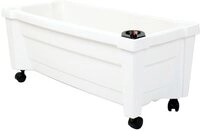 KHW Spalier, Pflanzkasten auf Rollen mit Bew&auml;sserungssystem, BxTxH: 79x35x134 cm