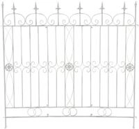 CLP Rankgitter Mangold, 1 St., 1er, flexibler Gartenzaun aus Eisen, 124 cm breit