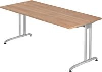 HAMMERBACHER Schreibtisch Schreibtisch 1800x800mm Nussbaum