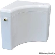 SANIT Unterputz-Sp&uuml;lkasten Ecksp&uuml;lkasten 6-9 Liter, alpin-wei&szlig;