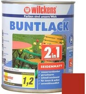 Wilckens Farben Lack 2in1 Buntlack 750 ml Seidenmatt Feuerrot