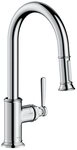 hansgrohe K&uuml;chenarmatur Axor Montreux 180 K&uuml;chenmischer mit Ausziehbrause