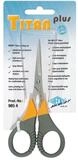 Werner Dorsch Scheren-Set Schere plus Silhouette grau/gelb 11,5cm Titan