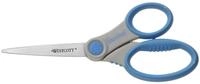WESTCOTT Papierscheren Papierschere Microban Softgrip grau-blau 18,0 cm