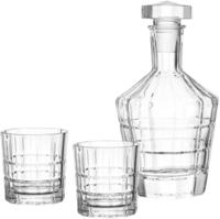 LEONARDO Gl&auml;ser-Set SPIRITII, 3-tlg., Glas, 3-teilig (1 Karaffe, 2 Gl&auml;ser),