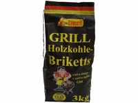 favorit Holzkohle Favorit Grill Briketts 3kg, (1-St)