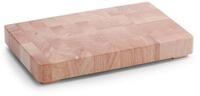Zeller Present Schneidebrett ZELLER Hackblock, Schneidebrett aus Gummibaum, Holz,