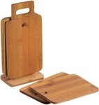 KESPER&reg; Fr&uuml;hst&uuml;cksbrett Brettchenst&auml;nder, Bambus, Braun, One Size 22x14 cm,