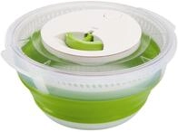 Emsa Salatschleuder Basic, (3-tlg), 4 Liter, zusammenklappbar, platzsparend,