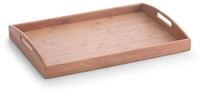 Zeller Present K&uuml;chenorganizer-Set Serviertablett, Bambus, 44 x 30 x 5,5 cm