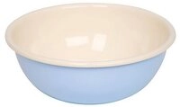Riess Sch&uuml;ssel Classic Pastell, Emaille, 18 cm / 1,0 L blau