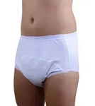 Hydas Inkontinenzslip aus Baumwolle f&uuml;r Damen und Herren, mit langem Zwickel und