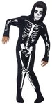Smiffys Kost&uuml;m Skelett Overall - Halloween Kost&uuml;m Kinder Junge, Knochen f&uuml;r