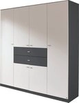rauch Dreht&uuml;renschrank Landsberg mit praktischen T&uuml;ren und Schubk&auml;sten