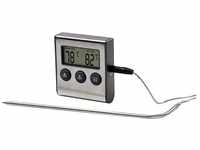 Xavax Grillkamin Digitales Bratenthermometer mit Timer