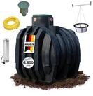 4rain Druckbeh&auml;lter MONO Erdtank-Paket 6800 Liter Garten-Comfort