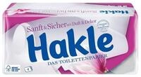 HAKLE Toilettenpapier Sanft&Sicher (20-St), 4-lagig, mit Dekor und Duft, 130