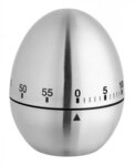 TFA Dostmann K&uuml;chentimer TFA 38.1026 Analoger K&uuml;chen-Timer aus Edelstahl EI