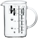 WMF Messbecher ROBYN, Transparent, 500 ml, mit Skalierung, Glas,...