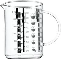 WMF Messbecher Gourmet, Glas, (1-St), Kleinstmengen genau ablesbar