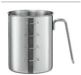 R&Ouml;SLE Messbecher Messbecher 0,5ltr., Edelstahl 18/10, Gastro Messbecher 0,5&nbsp;L