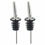 WESTMARK Flaschenausgie&szlig;er 2 St&uuml;ck &raquo;Inox Gastro&laquo;, PE-Kork, Metallkl&auml;ppchen, mit