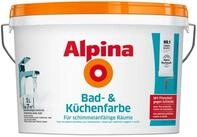 Alpina Wandfarbe Bad- & K&uuml;chenfarbe wei&szlig; matt